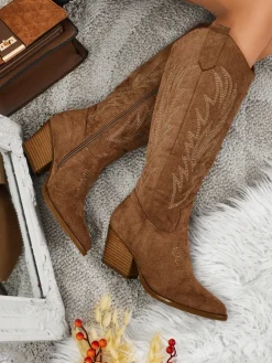 Damskie kozaki typu kowbojki Marivelle