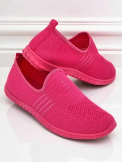 Damskie mokasyny Perseida komfortowa tkanina pomarańczowa na wiosnę i lato