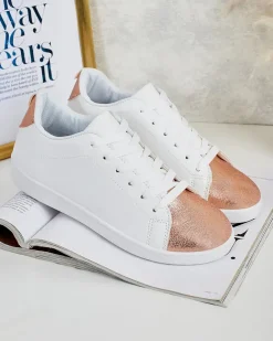 Damskie sneakersy Athena Rosa skóra ekologiczna - kolekcja wiosna/lato