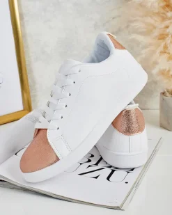 Damskie sneakersy Athena Rosa skóra ekologiczna - kolekcja wiosna/lato