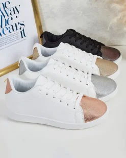 Damskie sneakersy Athena Rosa skóra ekologiczna - kolekcja wiosna/lato