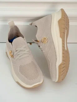 Damskie sneakersy Royalfashion Selene – wygodne białe buty na płaskiej podeszwie