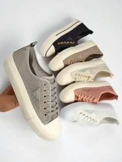 Damskie tenisówki Callista Mesh Light Grey – wygoda i styl na lato i jesień