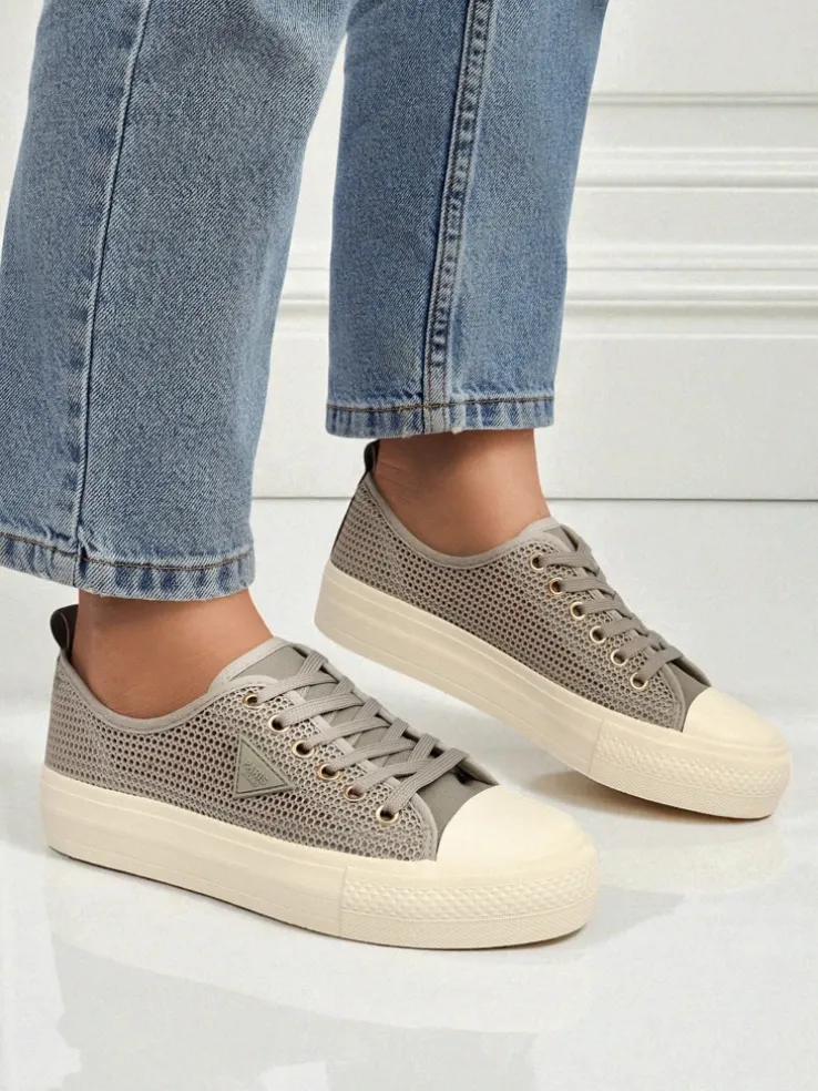 Damskie tenisówki Callista Mesh Light Grey – wygoda i styl na lato i jesień