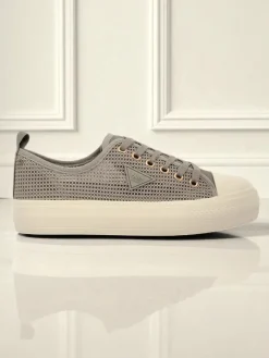 Damskie tenisówki Callista Mesh Light Grey – wygoda i styl na lato i jesień