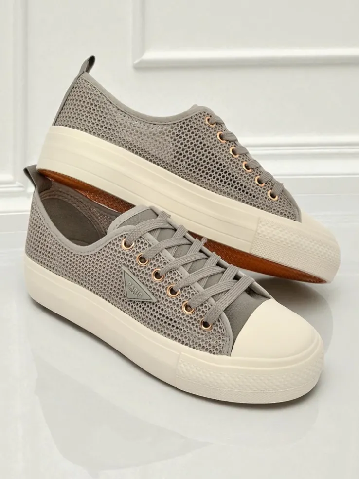 Damskie tenisówki Callista Mesh Light Grey – wygoda i styl na lato i jesień