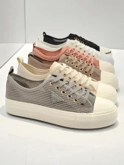 Damskie tenisówki Callista Mesh Light Grey – wygoda i styl na lato i jesień