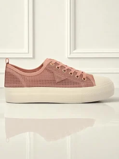 Damskie trampki Afrodyta Rosa – przewiewne różowe buty z tkaniny na lato