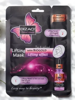 DIZAO- Zestaw serum i maska ze złotem