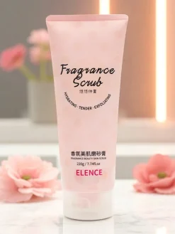 Drobnoziarnisty peeling do twarzy i ciała perfumowany