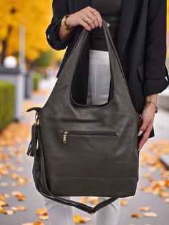 Duża torebka damska eko skórzana shopper Crystal Haven