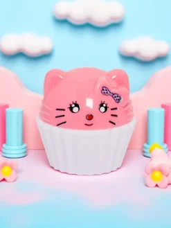 Dziecięcy balsam do ust z kotkiem w babeczce - nawilża i regeneruje