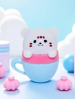 Dziecięcy balsam do ust z misiem w kubeczku - nawilża i regeneruje