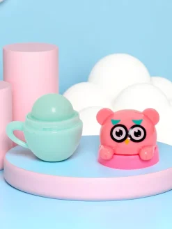 Dziecięcy balsam do ust z misiem w kubeczku - nawilża i regeneruje