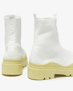 Eleganckie Buty Damskie Limonka w Stylu Vintage