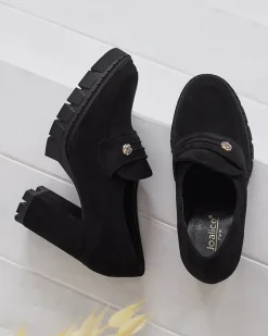 Eleganckie Czarne Buty Anitka z Ekoskóry