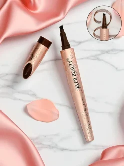 Ever Beauty Precyzyjny pisak do brwii Medium Brown 24H
