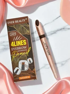 Ever Beauty Precyzyjny pisak do brwii Medium Brown 24H