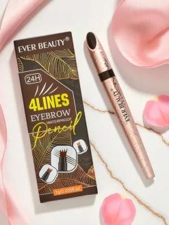 Ever Beauty Precyzyjny pisak do brwii Dark Brown 24H