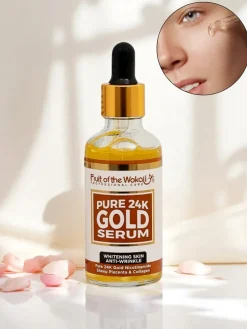Fruit of the Wokali- Rozświetlające i przeciwzmarszczkowe Serum do twarzy 24K Gold