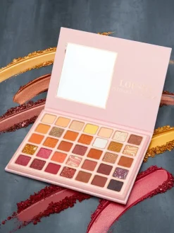 Girl Magic Paletka 35 cieni do powiek z brokatem i matem Golden Chocolate Fudge