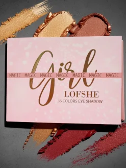 Girl Magic Paletka 35 cieni do powiek z brokatem i matem Golden Chocolate Fudge