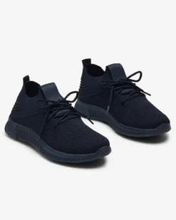 Granatowe damskie buty sportowe Merisal - Obuwie