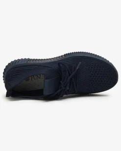 Granatowe damskie buty sportowe Merisal - Obuwie