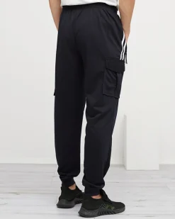 Granatowe męskie spodnie dresowe - Odzież