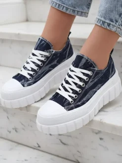 Granatowe Sneakersy Elysium