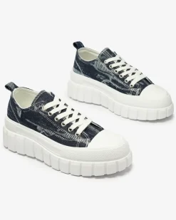 Granatowe Sneakersy Elysium