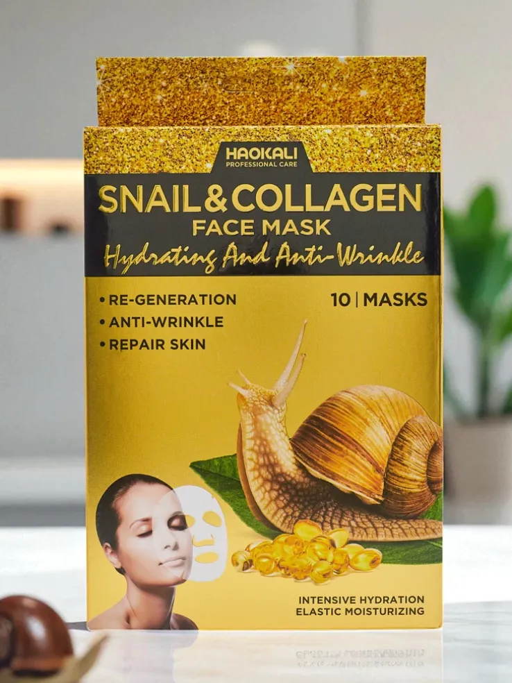 HydraVenus Collagen Snail Mask – intensywne nawilżenie i regeneracja skóry
