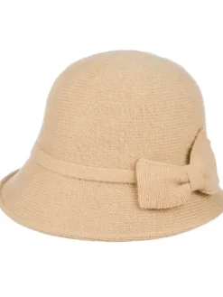 Kapelusz damski melonik z ozdobą Lady Rose