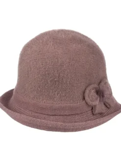 Kapelusz damski melonik z ozdobą Miss Grace