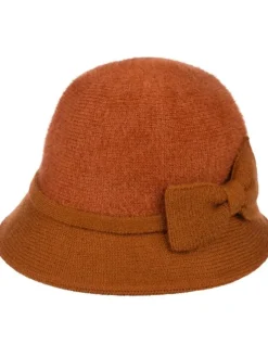 Kapelusz damski melonik z ozdobą Lady Rose