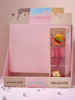 Kevin&Coco Paletka 6 cieni do powiek z brokatem Delicious