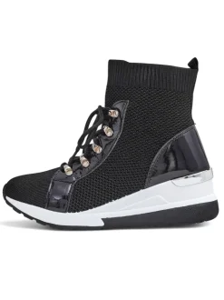 Klasczne Sneakersy Giulietta Czarne na Koturnie