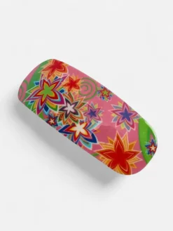 Kolorowa Spinka do włosów dziecięca z kwiatuszkami