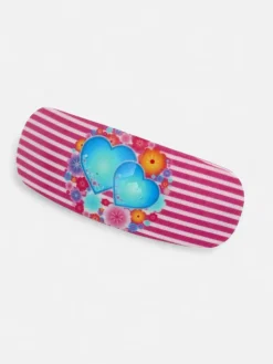 Kolorowa Spinka do włosów dziecięca z serduszkami