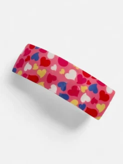 Kolorowa Spinka do włosów dziecięca z serduszkami