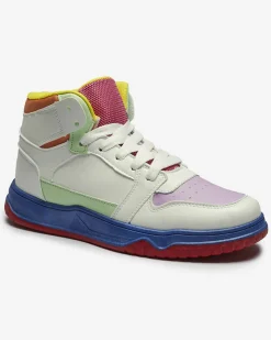 Kolorowe sportowe sneakersy damskie Aopp- Obuwie
