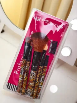 Kompaktowy zestaw pędzelków do makijażu