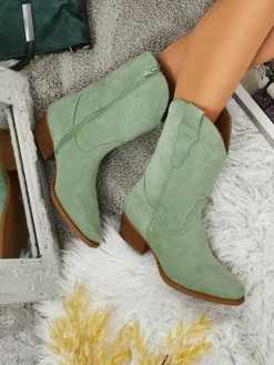 Kowbojki damskie eko zamszowe SpireHush