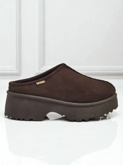 Krótkie buty a'la śniegowce damskie z futerkiem Noelina