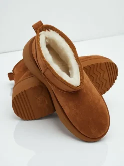 Krótkie buty a'la śniegowce damskie Liorah