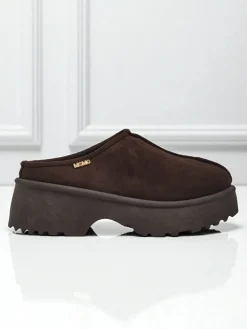 Krótkie buty a'la śniegowce damskie Calindra