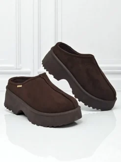 Krótkie buty a'la śniegowce damskie Calindra