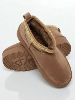 Krótkie buty a'la śniegowce damskie Nymeria