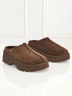 Krótkie buty a'la śniegowce damskie Calindra