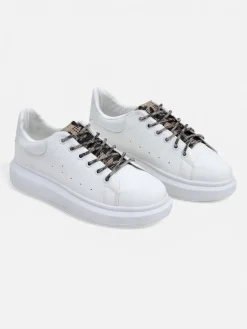 Lalla Bianca: Eleganckie Sneakersy Damskie na Platformie